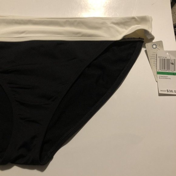 Yarn & Sea black white swim bottom size large L new - Picture 3 of 8
